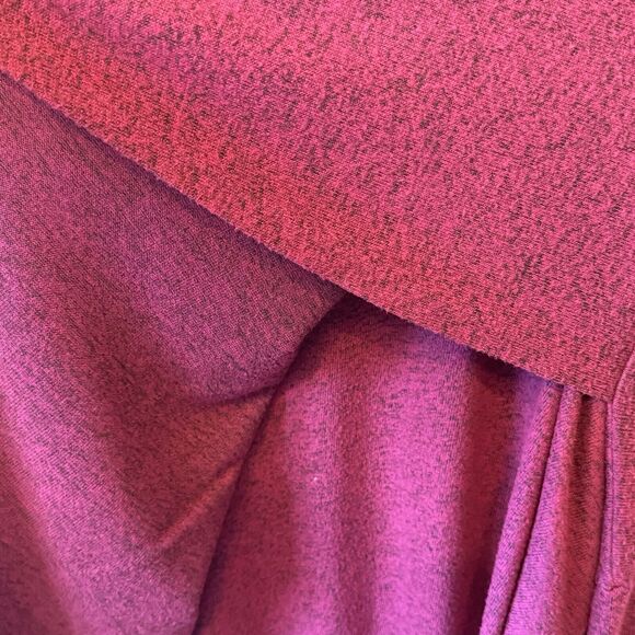 Chelsea & Theodore Sweater Top 1X Womens Marled Cowl Neck Knit Purple - Picture 7 of 9